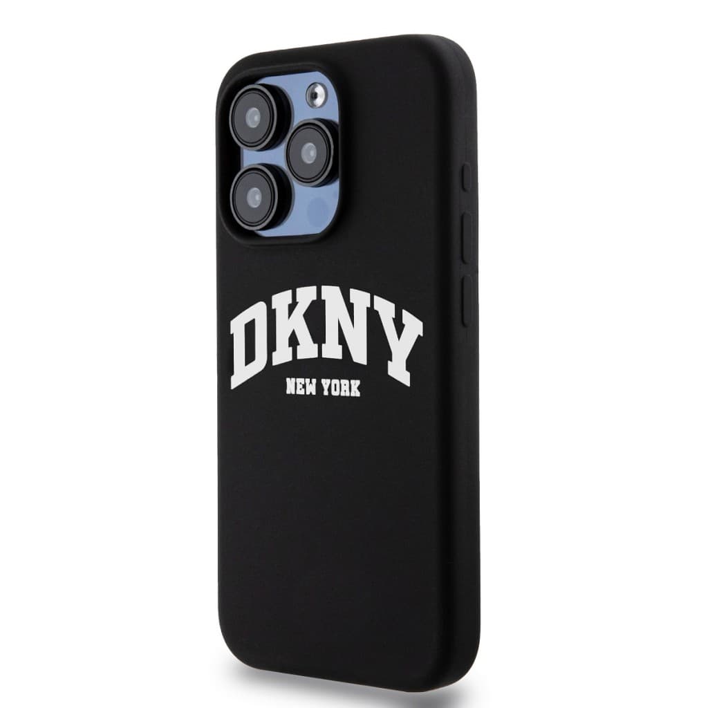 Zadní Kryt DKNY Liquid Silicone Arch Logo MagSafe pro iPhone 15 Pro černý - náhled 3