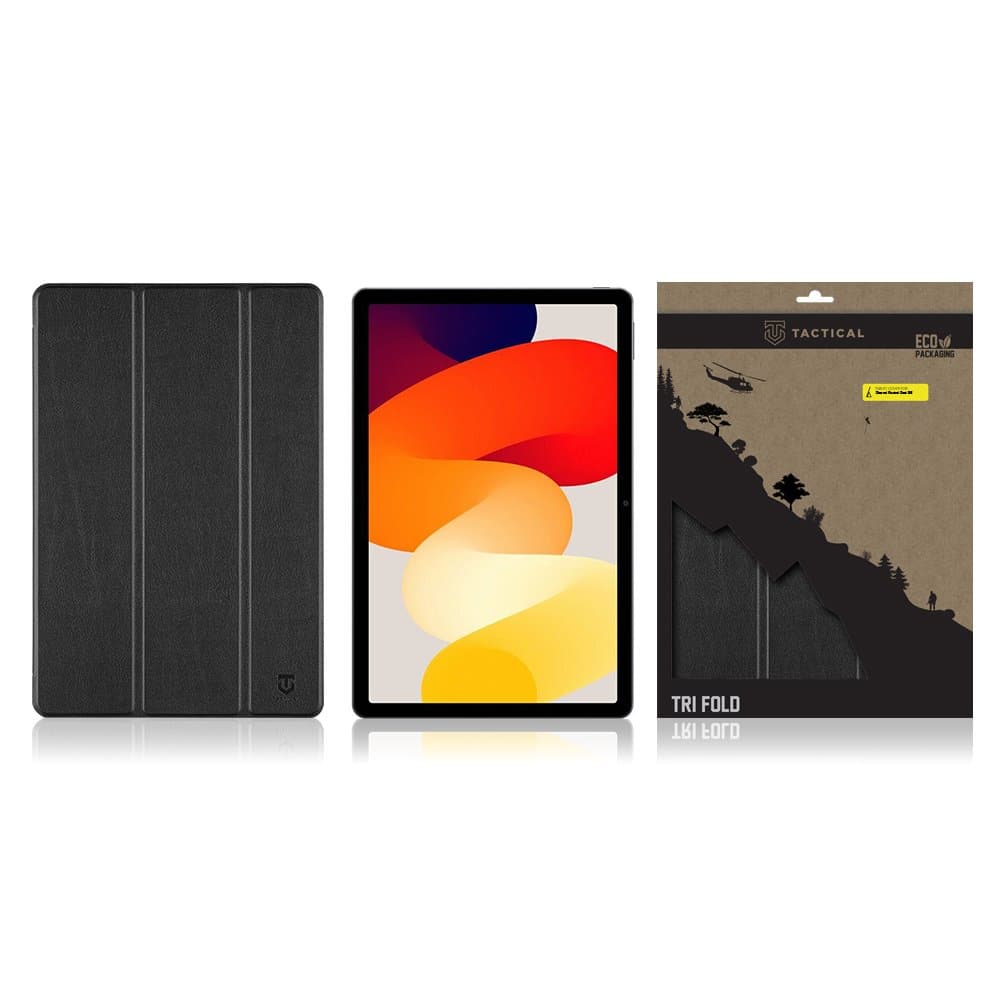 Pouzdro na tablet Tactical Book Tri Fold pro Xiaomi Redmi Pad SE Black - náhled 3