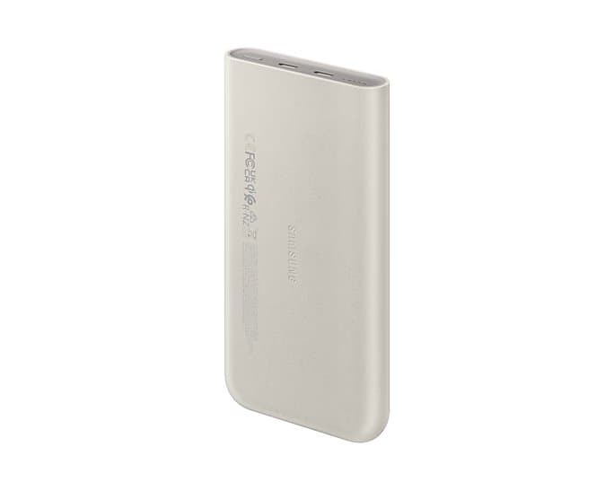 Powerbank EB-U2510XUE Samsung Bezdrátová 2x USB-C 25W 10000mAh Beige - náhled 3