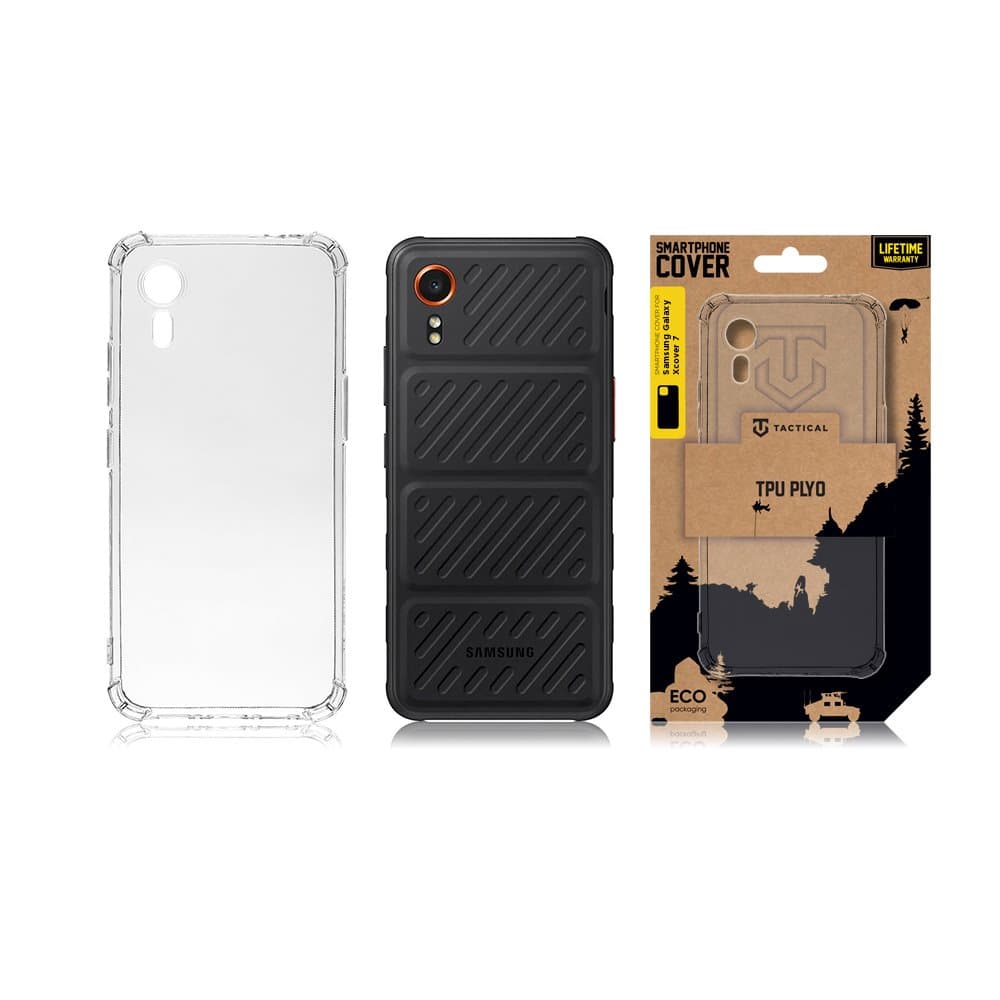 Zadní kryt Tactical Plyo pro Samsung Xcover 7 průhledný - náhled 3