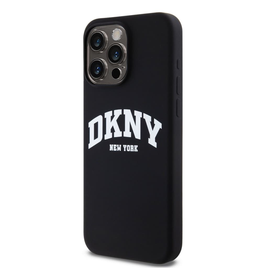 Zadní Kryt DKNY Liquid Silicone Arch Logo MagSafe na iPhone 12/12 Pro Black - náhled 3