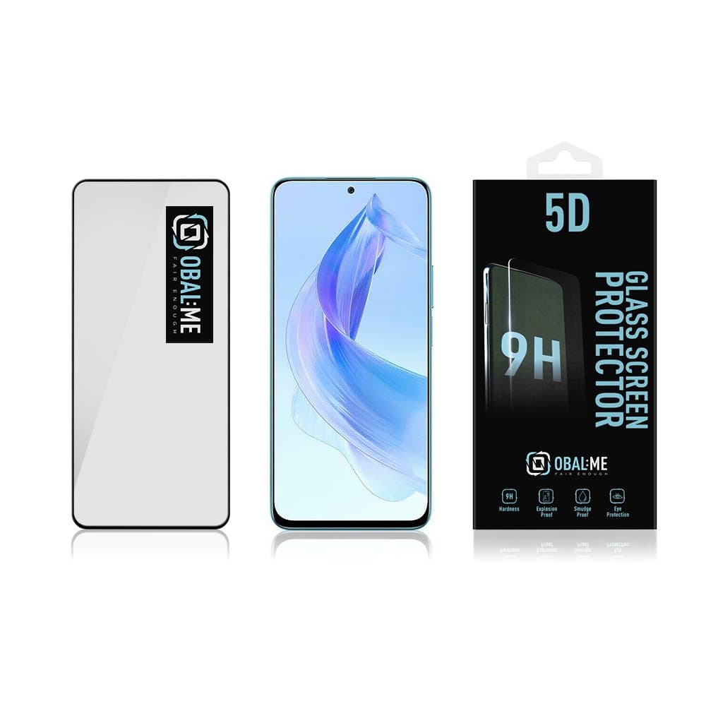 OBAL:ME 5D Tvrzené Sklo pro Honor 90 Lite 5G Black - náhled 3