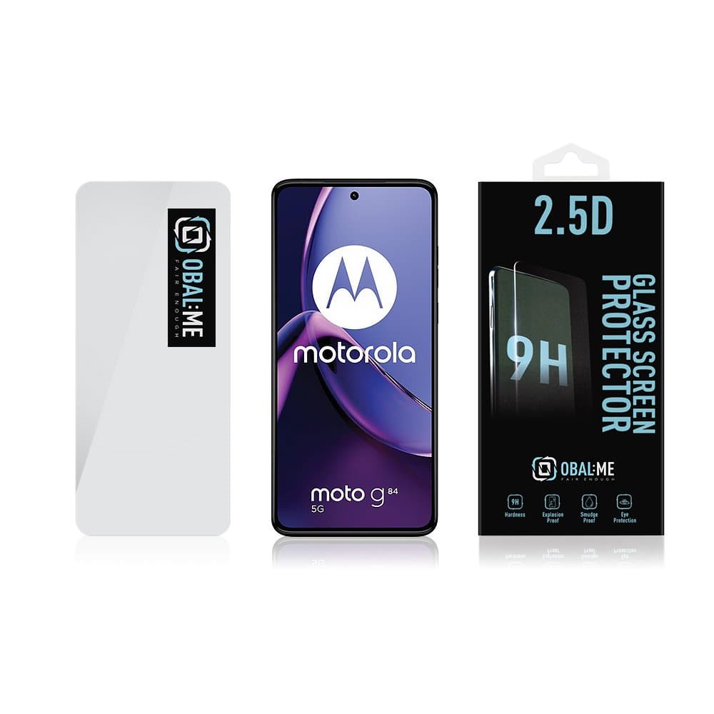 OBAL:ME 2.5D Tvrzené Sklo pro Motorola Moto G84 5G Clear - náhled 3