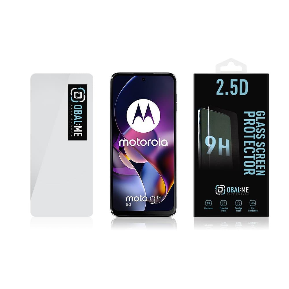 OBAL:ME 2.5D Tvrzené Sklo pro Motorola Moto G54 5G-Power Edition Clear - náhled 3