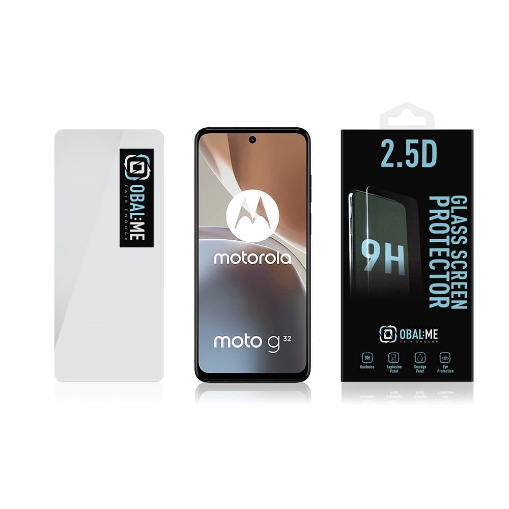 OBAL:ME 2.5D Tvrzené Sklo pro Motorola Moto G32 Clear - náhled 3