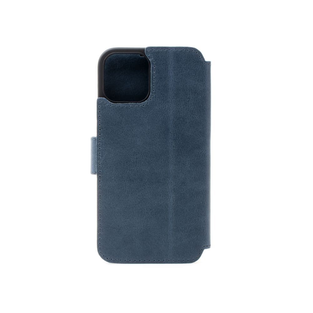 Kožené pouzdro typu kniha FIXED ProFit pro Apple iPhone 16, modré - náhled 3