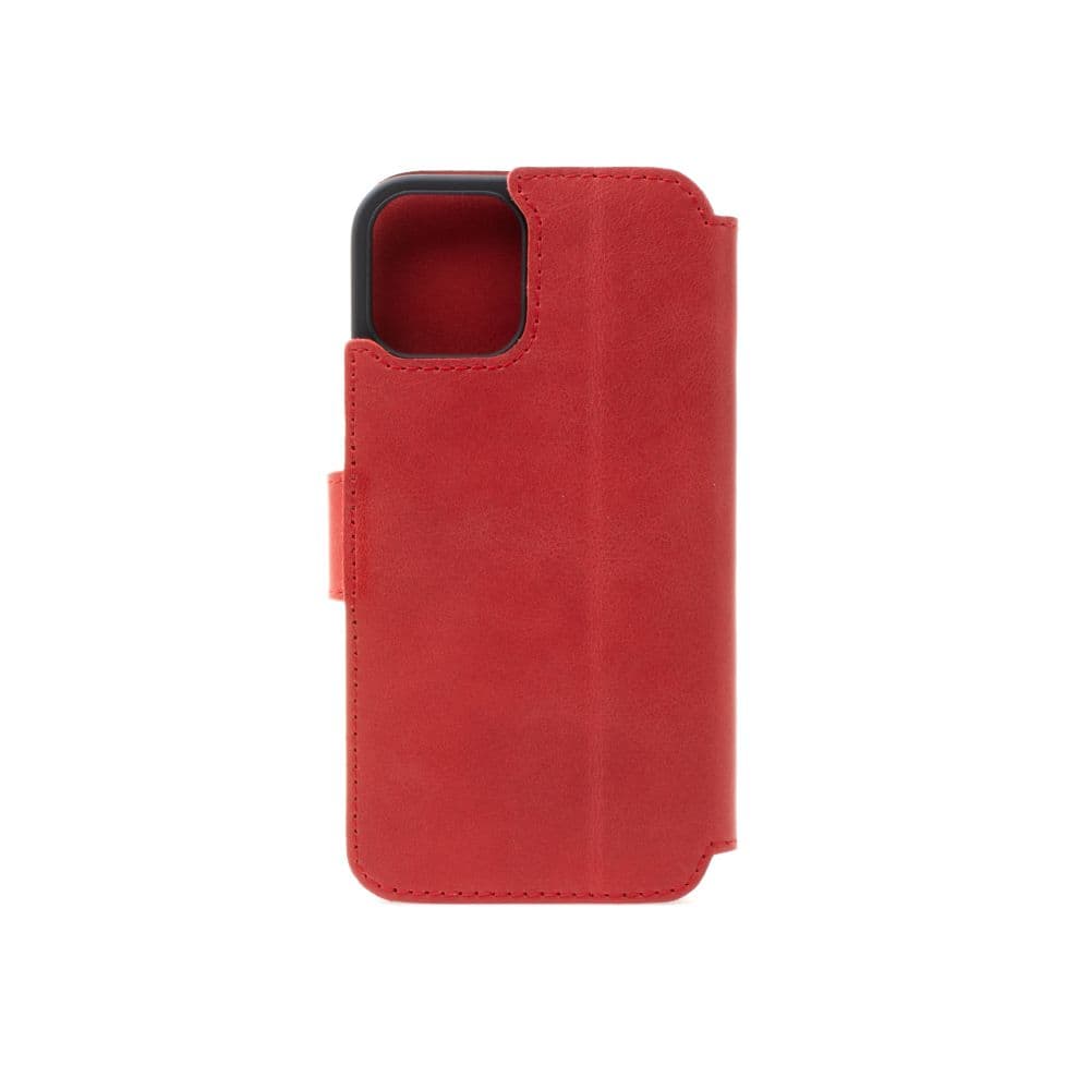 Kožené pouzdro typu kniha FIXED ProFit pro Apple iPhone 16 Plus, červené - náhled 3