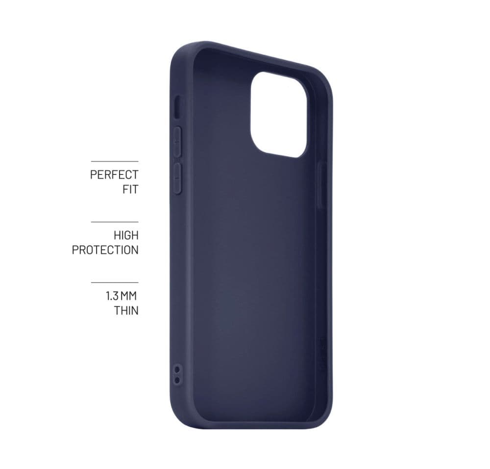 Zadní pogumovaný kryt FIXED Story pro Apple iPhone 16 Pro Max, modrý - náhled 3
