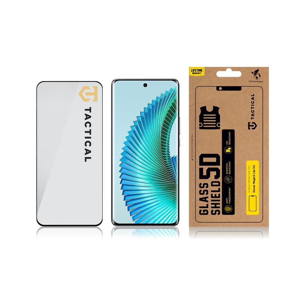 Tvrzené sklo Tactical Glass Shield pro Honor Magic6 Lite 5G 5D černé - náhled 3