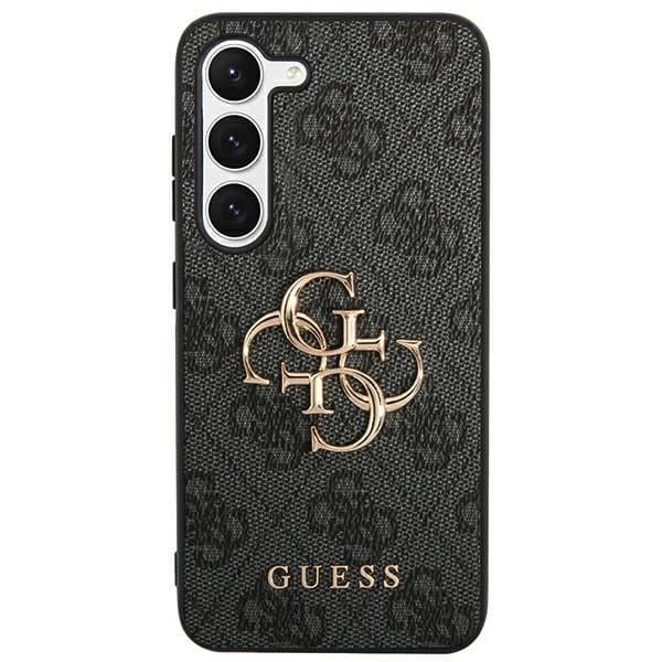 Guess PU 4G Metal Logo Zadní Kryt pro Samsung Galaxy A55 5G Grey - náhled 3