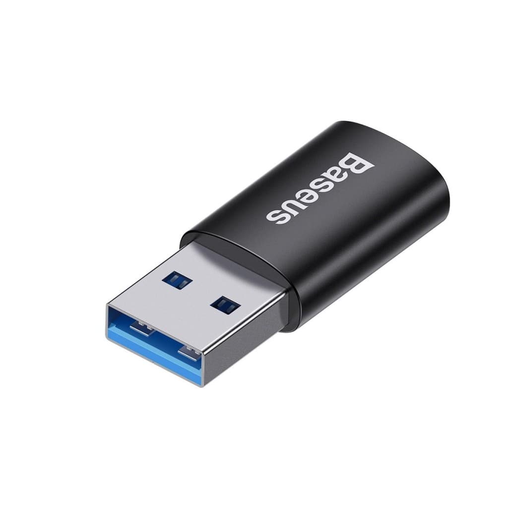 Adaptér Baseus Ingenuity Mini OTG z USB-C na USB-A Black - náhled 3