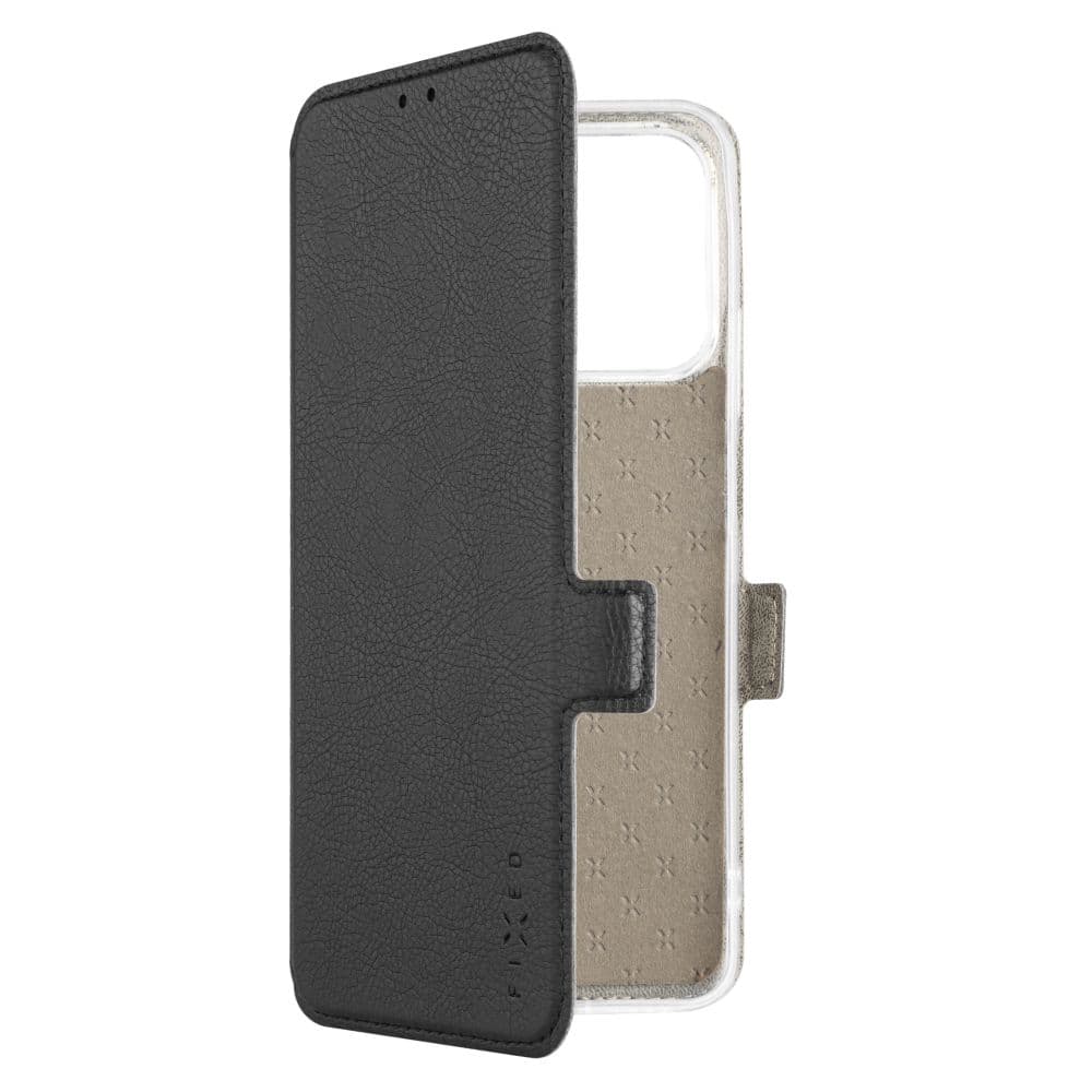 Tenké pouzdro typu kniha FIXED Topic pro Realme Note 50, černé - náhled 3