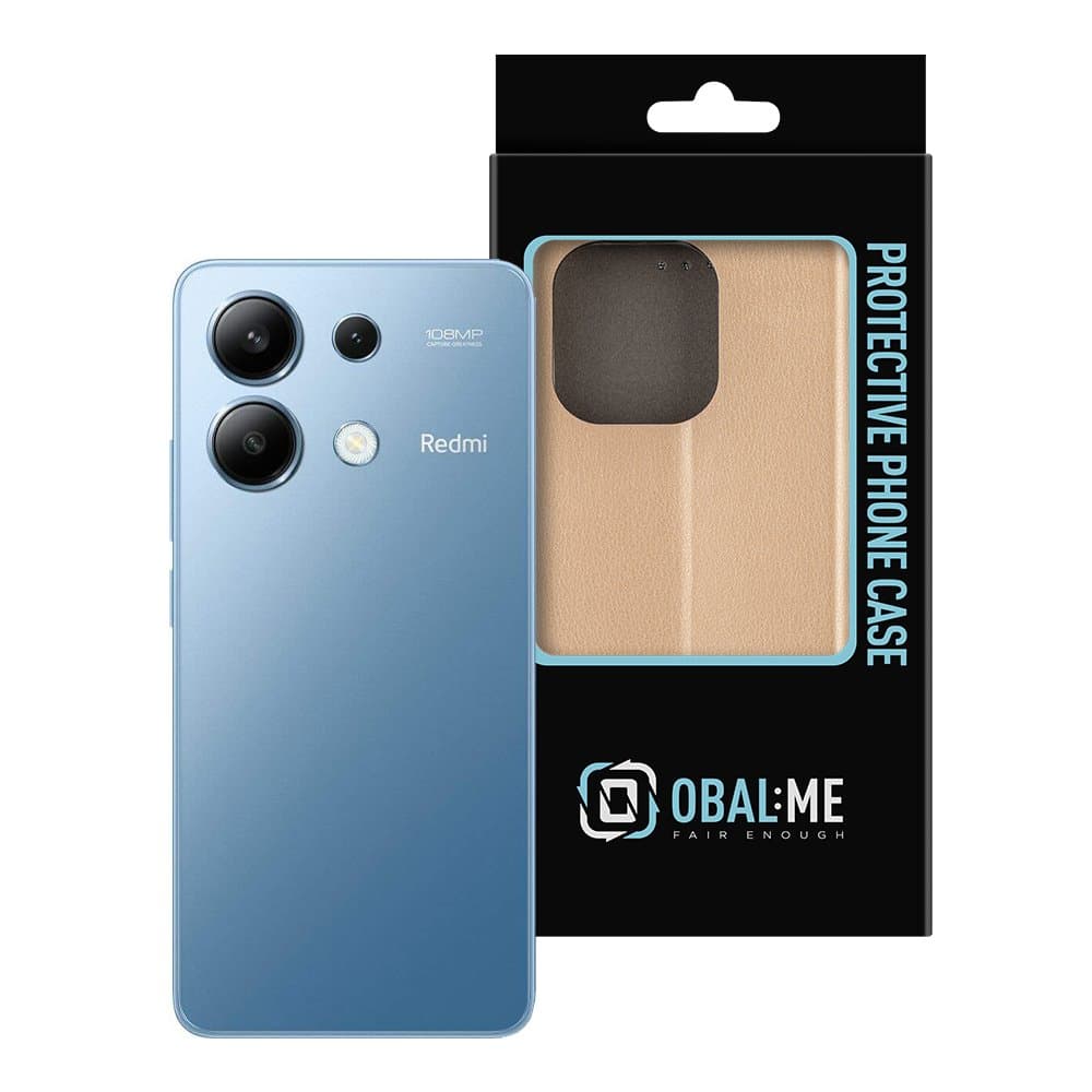 OBAL:ME Book Pouzdro pro Xiaomi Redmi Note 13 4G Gold - náhled 3