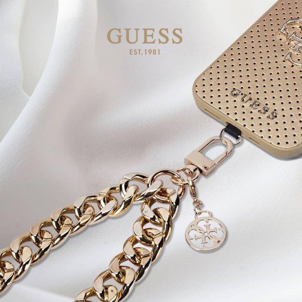 Univerzální Popruh na ruku Guess 4G Charm Gold - náhled 3