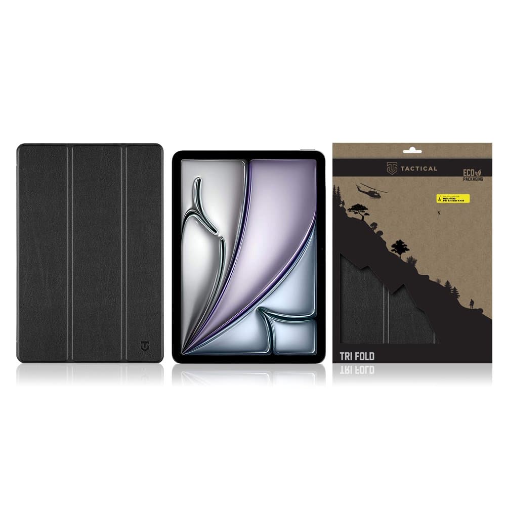 Pouzdro na tablet Tactical Book Tri Fold pro iPad Air 11 2024/Air 5 2022/Air 4 2020 Black - náhled 3