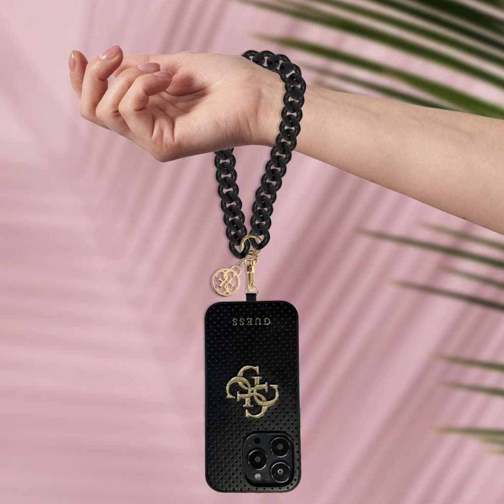 Univerzální Popruh na ruku Guess 4G Charm Black - náhled 3