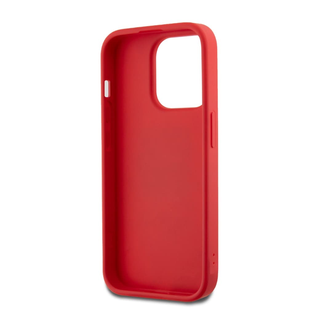 Zadní Kryt DKNY PU Leather Stack Logo Wrist Strap pro iPhone 14 Pro Pink - náhled 3