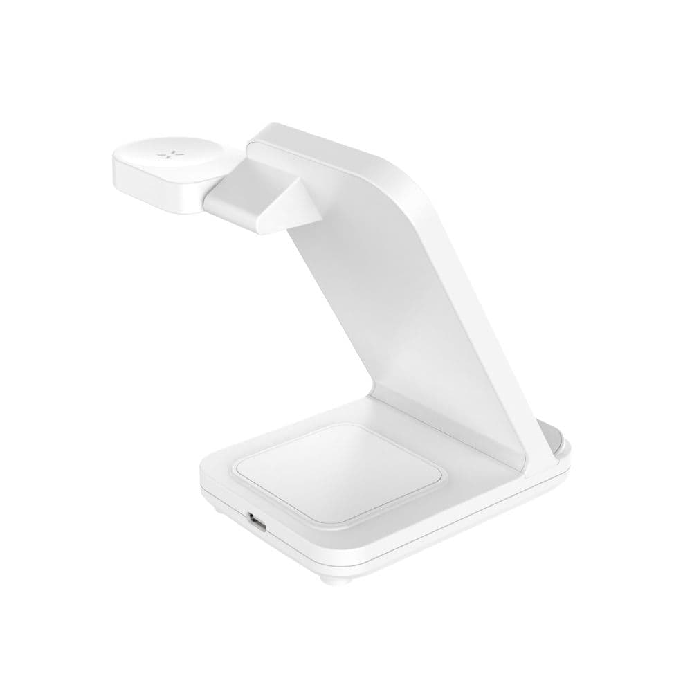 Bezdrátová nabíječka FIXED Powerstation pro Samsung až pro 3 zařízení, 15W+5W+2.5W, bílá - náhled 3