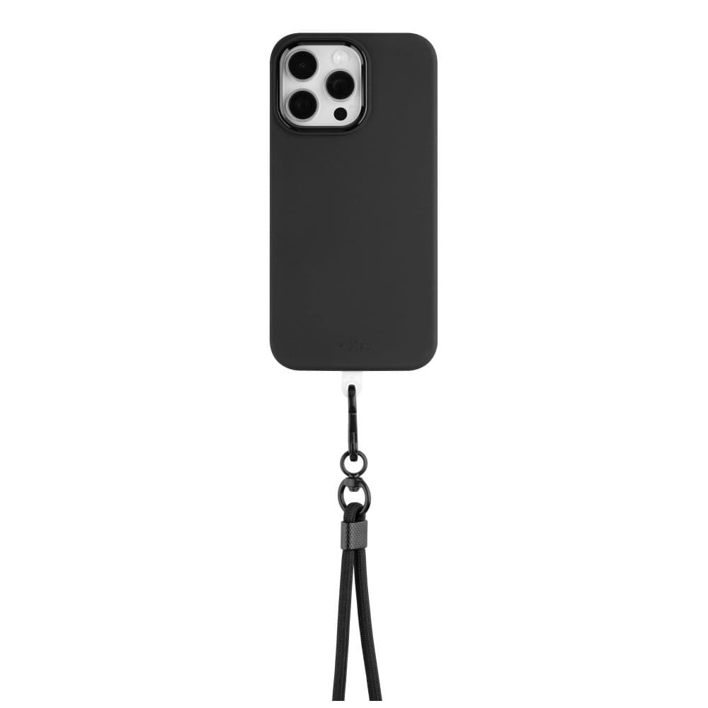 Univerzální šňůrka FIXED NeckUni pro telefony, černá - náhled 3