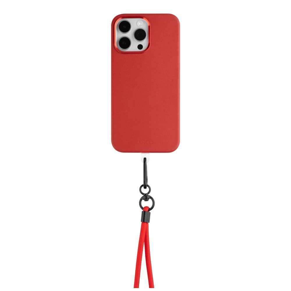 Univerzální šňůrka FIXED NeckUni pro telefony, červená - náhled 3