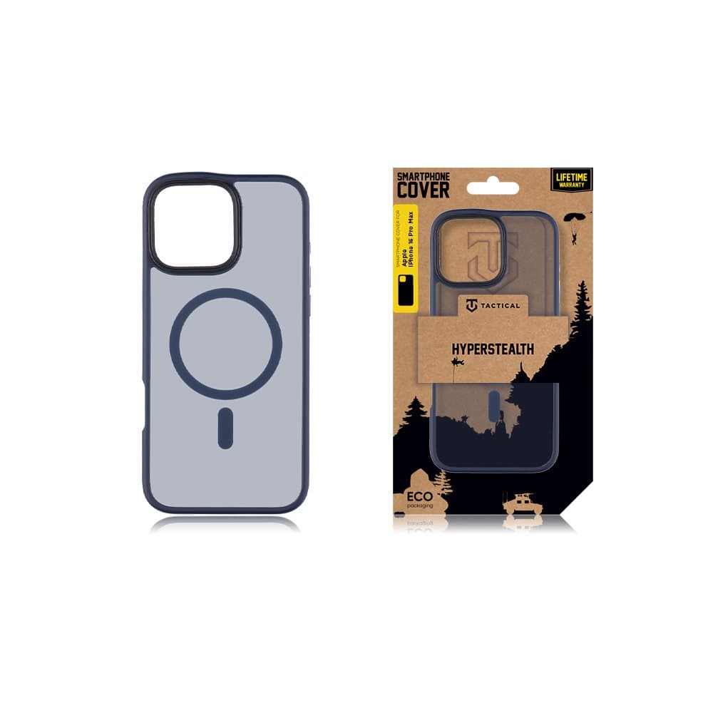 Zadní kryt Tactical MagForce Hyperstealth pro iPhone 16 Pro Max Deep Blue - náhled 3