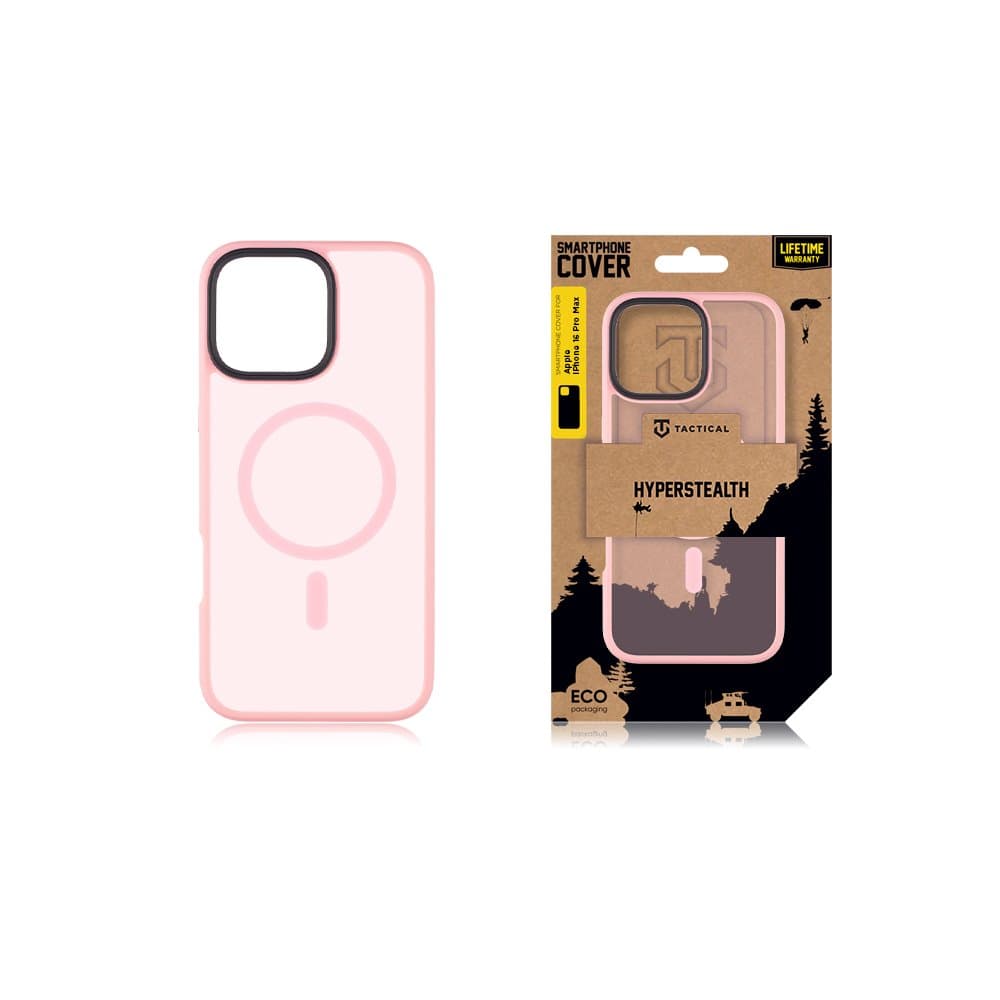 Zadní kryt Tactical MagForce Hyperstealth pro iPhone 16 Pro Max Pink Panther - náhled 3