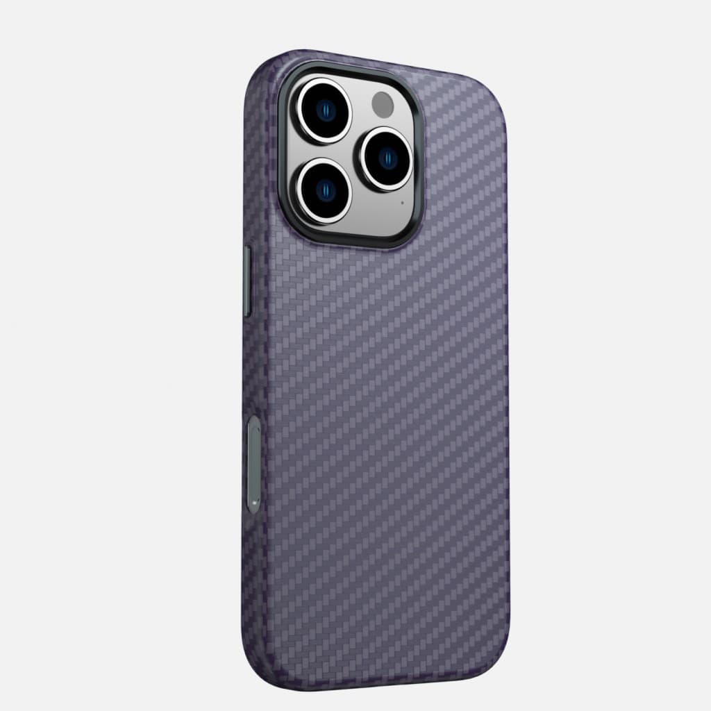 Zadní kryt Swissten Magstick Shell pro iPhone 16 Pro Max fialový - náhled 3