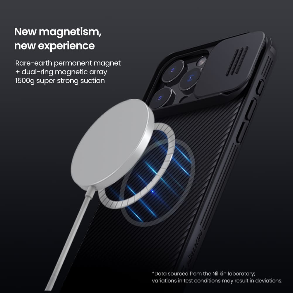 Zadní kryt Nillkin CamShield PRO Magnetic pro Apple iPhone 16 Pro Max Black - náhled 3