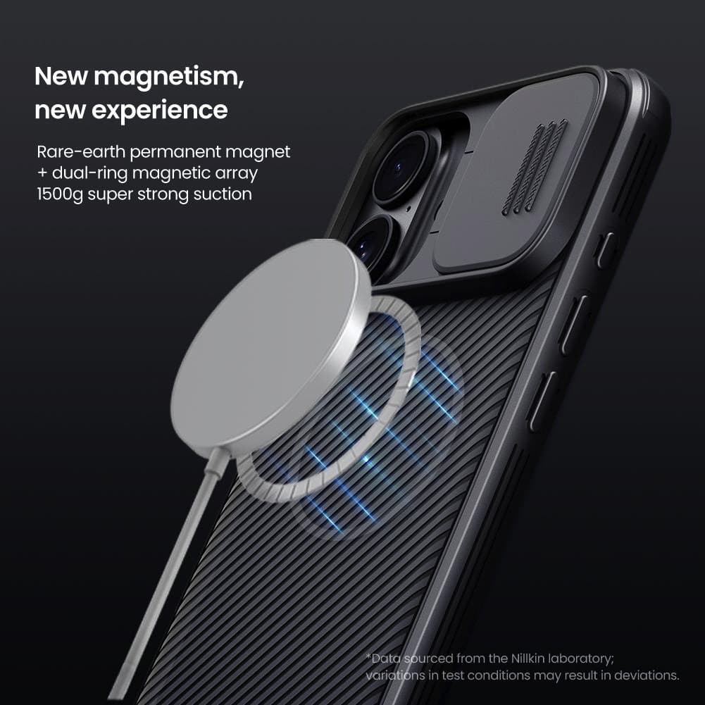 Zadní kryt Nillkin CamShield PRO Magnetic pro Apple iPhone 16 Black - náhled 3
