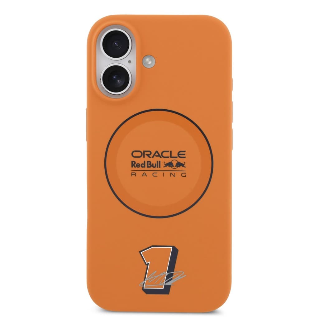 Zadní kryt Red Bull Silicone Blue Ring MagSafe pro iPhone 17 Orange - náhled 3