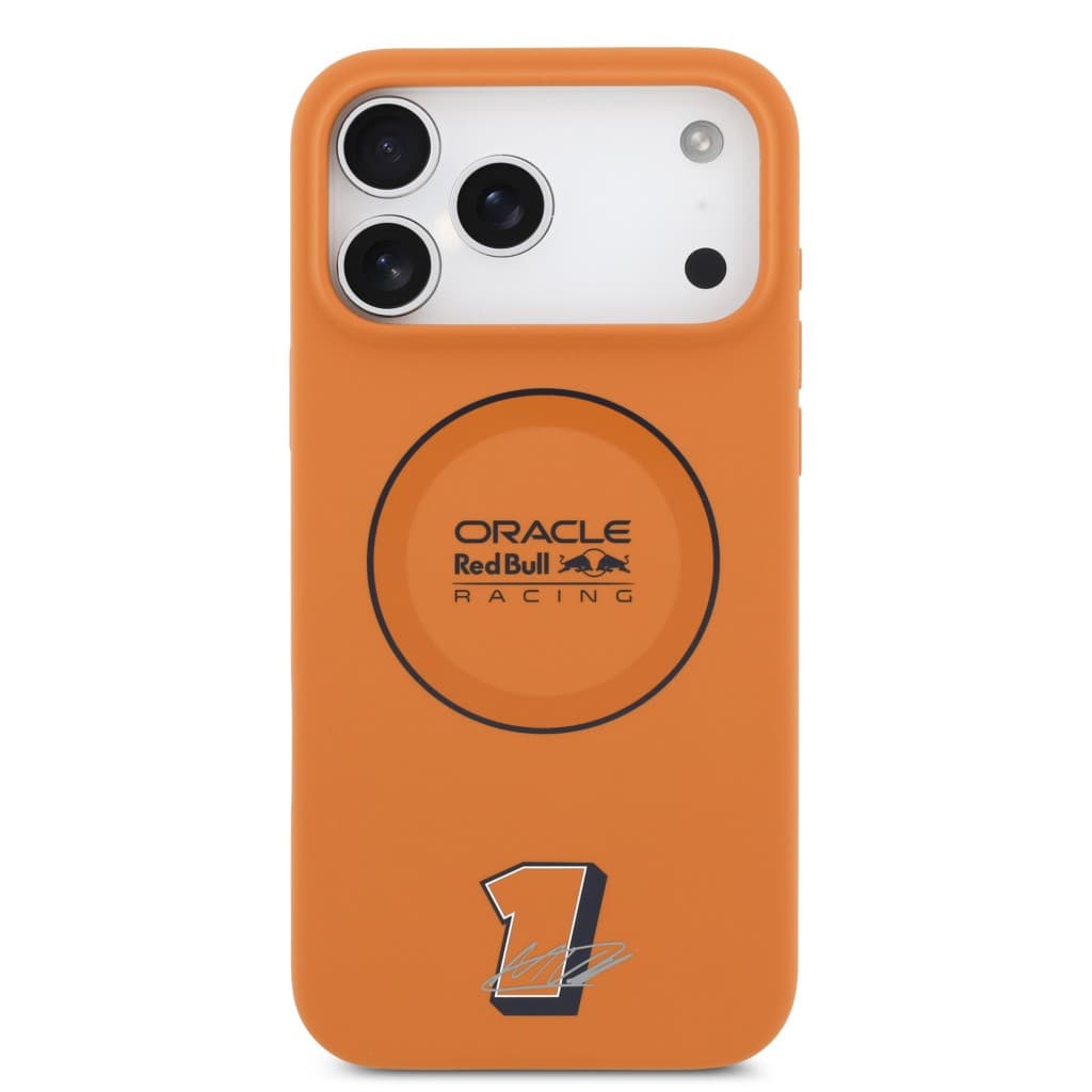 Zadní kryt Red Bull Silicone Blue Ring MagSafe pro iPhone 17 Pro Max Orange - náhled 3