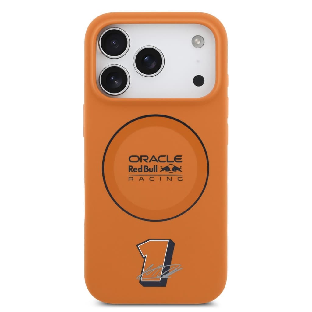Zadní kryt Red Bull Silicone Blue Ring MagSafe pro iPhone 17 Pro Orange - náhled 3