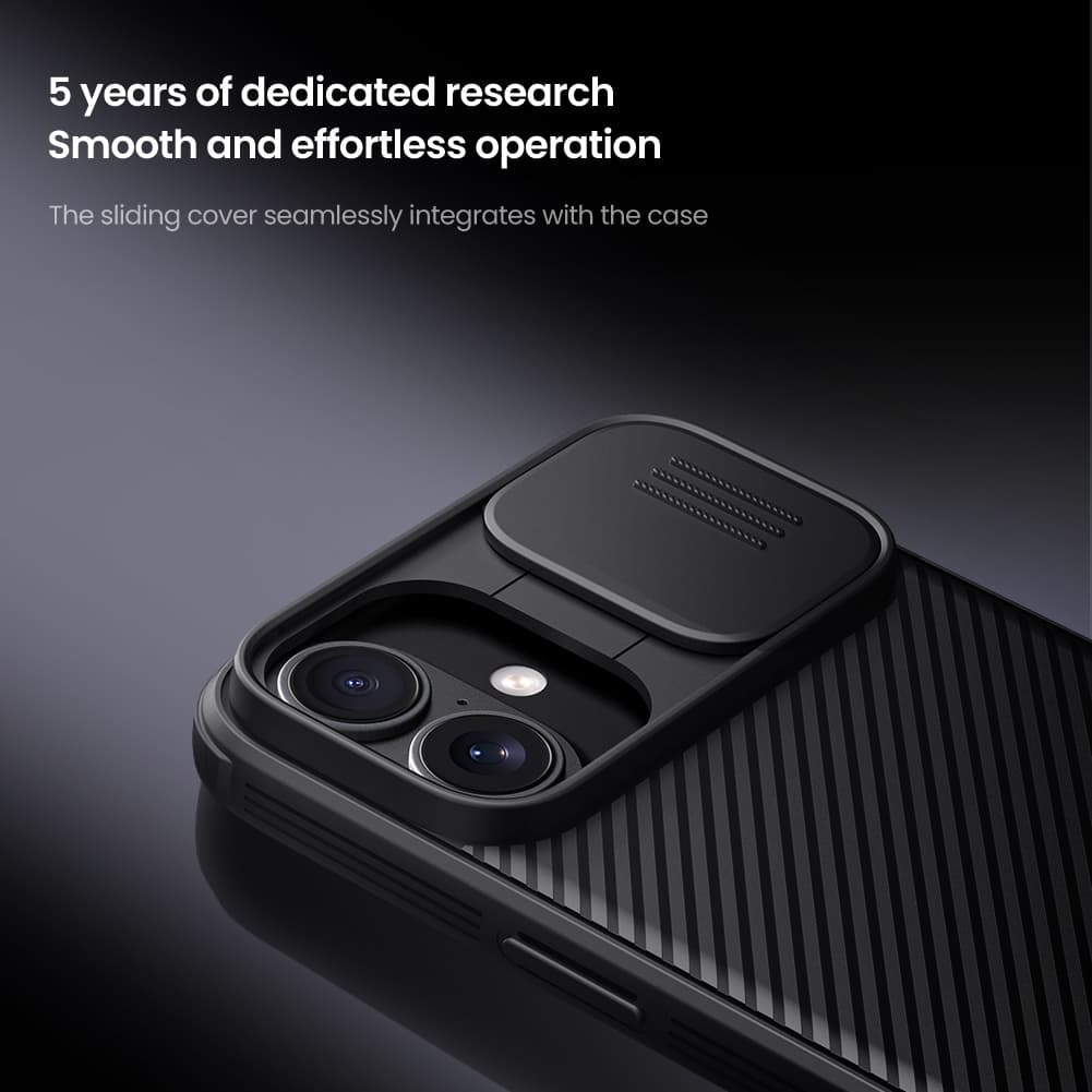 Zadní kryt Nillkin CamShield PRO pro Apple iPhone 16 Black - náhled 3