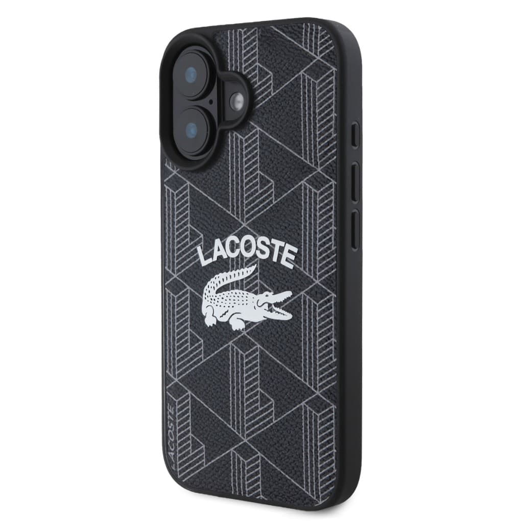 Zadní kryt Lacoste Blend Monogram MagSafe pro iPhone 16 Black - náhled 3