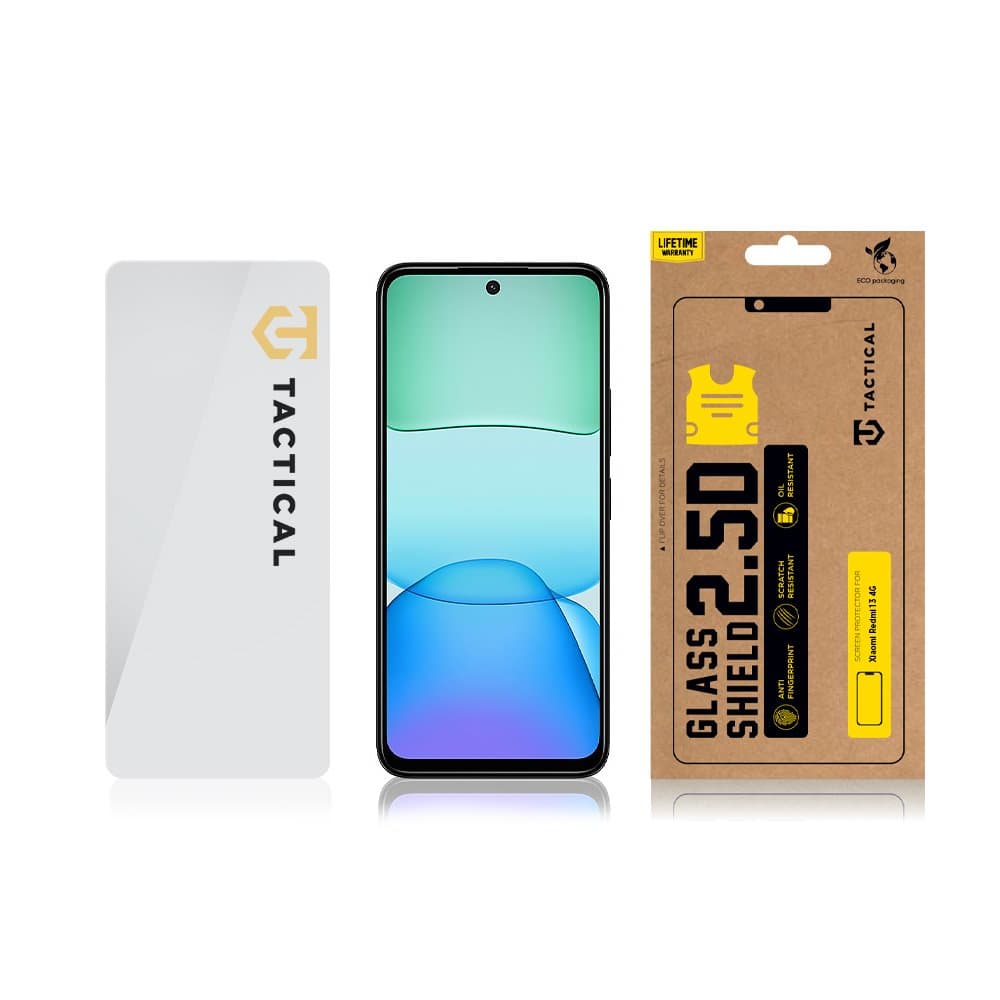 Tvrzené sklo Tactical Glass Shield pro Xiaomi Redmi 13 - náhled 3