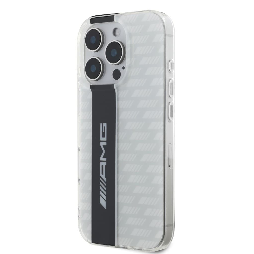 Zadní kryt AMG Carbon Pattern pro iPhone 16 Pro Max White - náhled 3