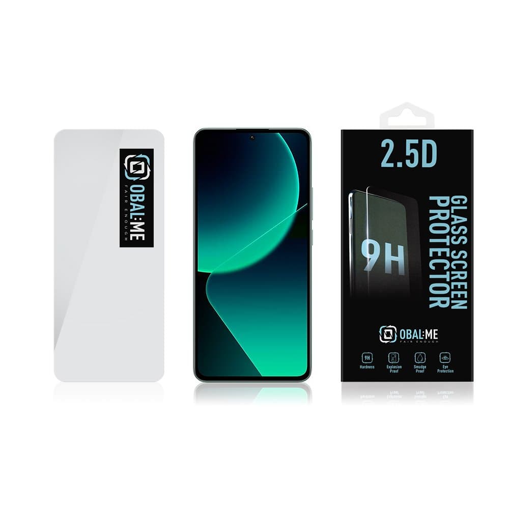 Tvrzené sklo OBAL:ME 2.5D pro Xiaomi 13T Clear - náhled 3