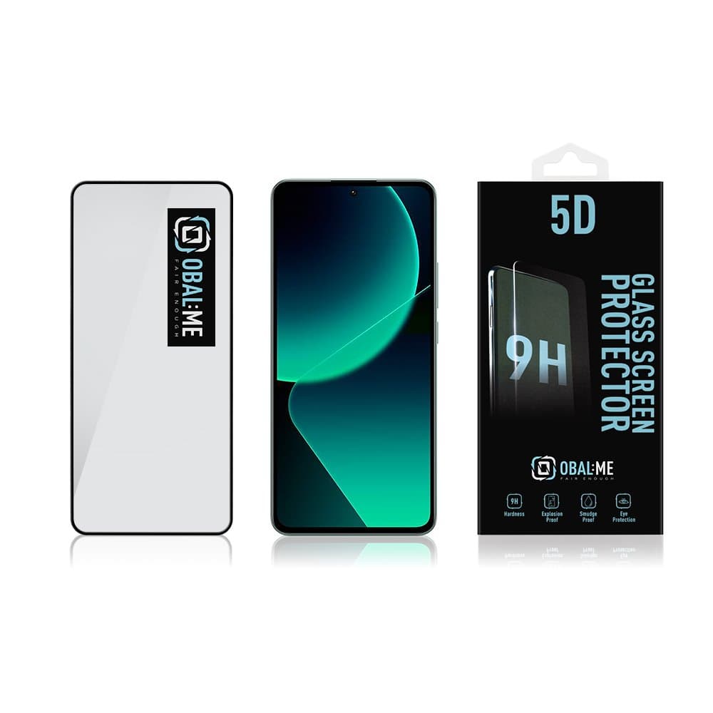 Tvrzené sklo OBAL:ME 5D pro Xiaomi 13T černé - náhled 3