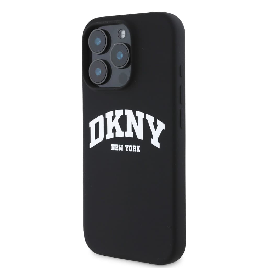 Zadní kryt DKNY Liquid Silicone Arch Logo MagSafe pro iPhone 16 Pro Max Black - náhled 3