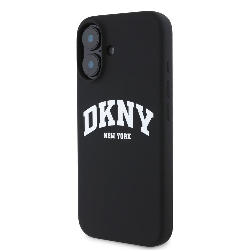 Zadní kryt DKNY Liquid Silicone Arch Logo MagSafe pro iPhone 16 Plus Black - náhled 3