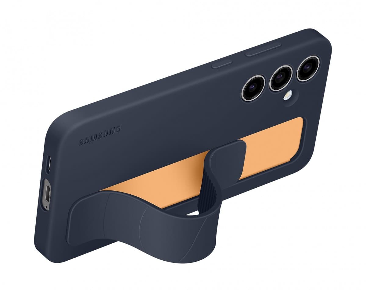 Zadní kryt EF-GS721CNE Samsung Standing Grip pro Galaxy S24 FE Blue Black - náhled 3