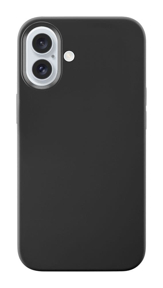 Ochranný silikonový kryt Cellularline Sensation pro Apple iPhone 16 Plus, černý - náhled 3