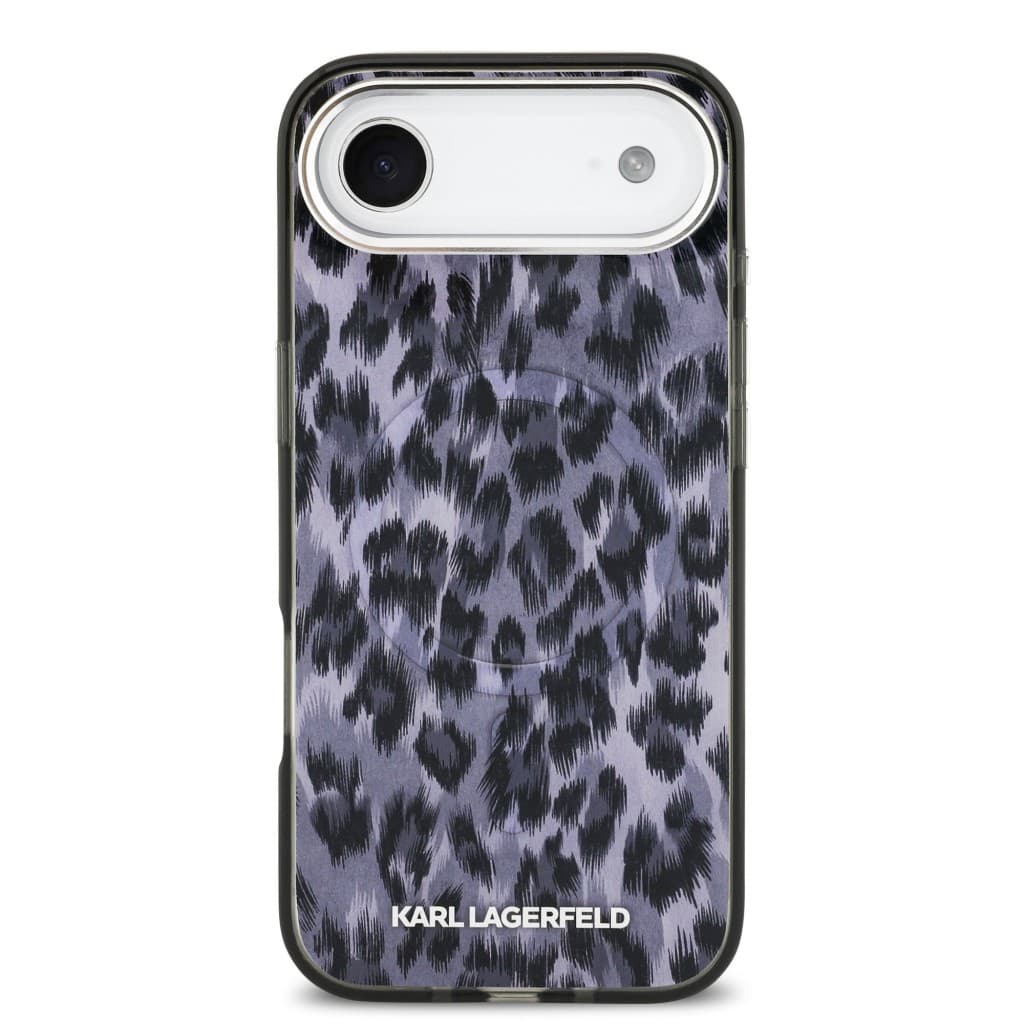 Zadní kryt Karl Lagerfeld IML Leopard MagSafe pro iPhone Air Grey - náhled 3
