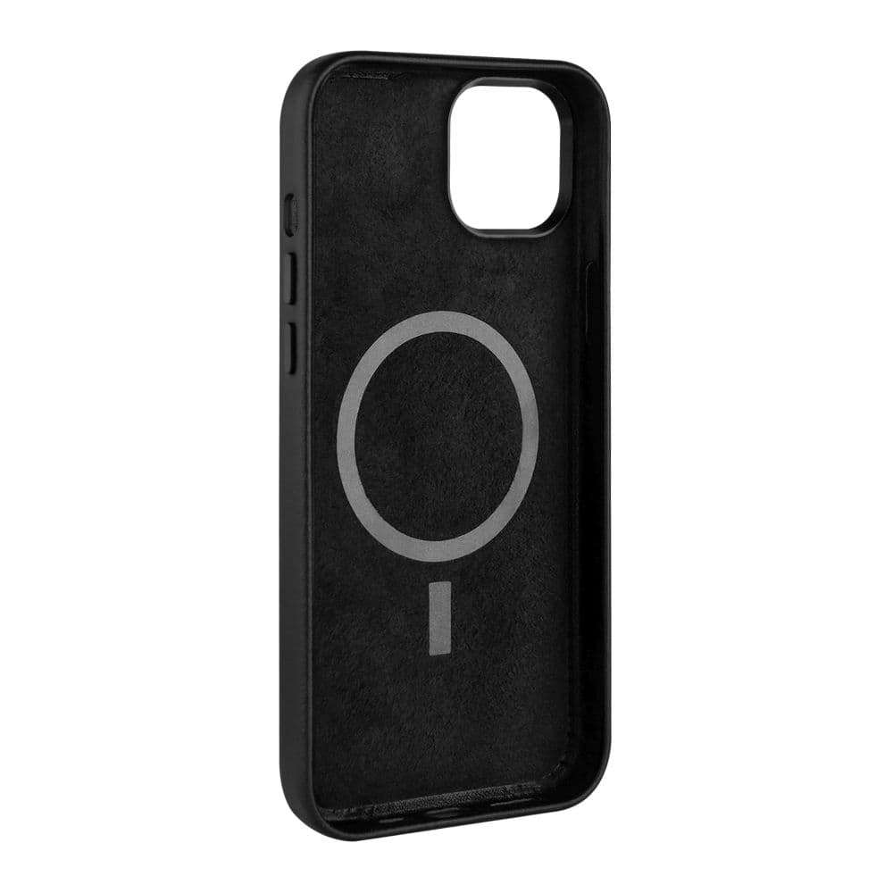 Kožený zadní kryt FIXED MagLeather s podporou MagSafe pro Samsung Galaxy S25+, černý - náhled 3