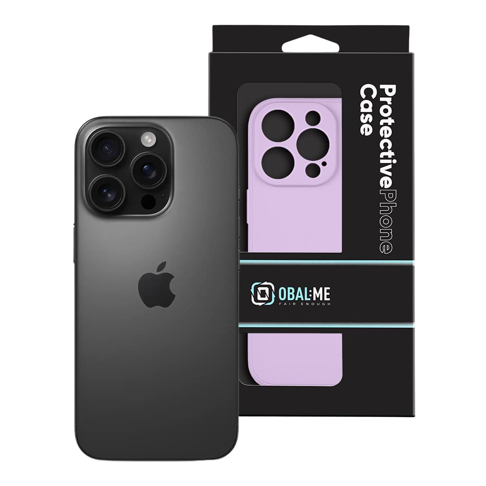 Zadní kryt OBAL:ME Matte TPU pro Apple iPhone 16 Pro Purple - náhled 3