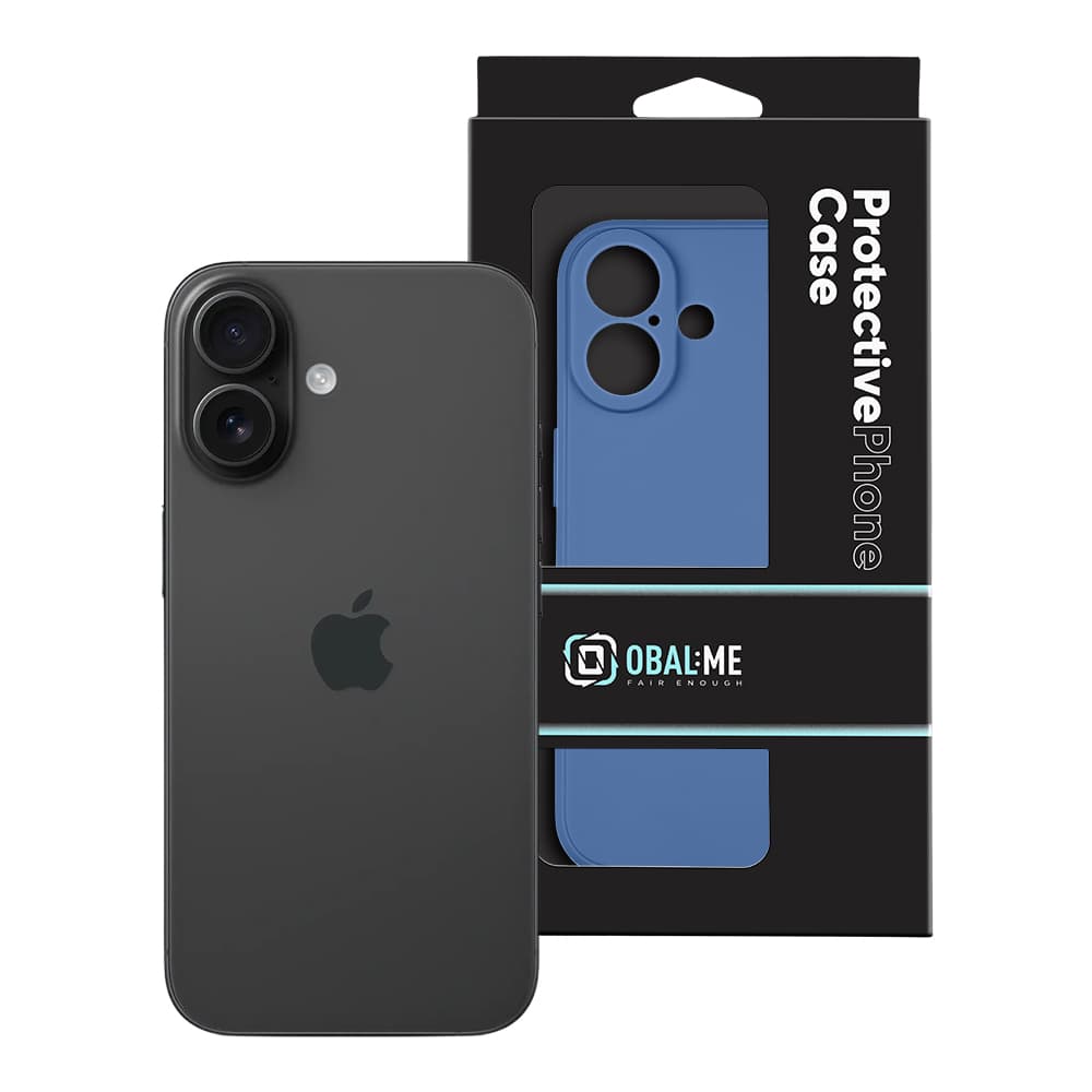 Zadní kryt OBAL:ME Matte TPU pro Apple iPhone 16 Dark Blue - náhled 3