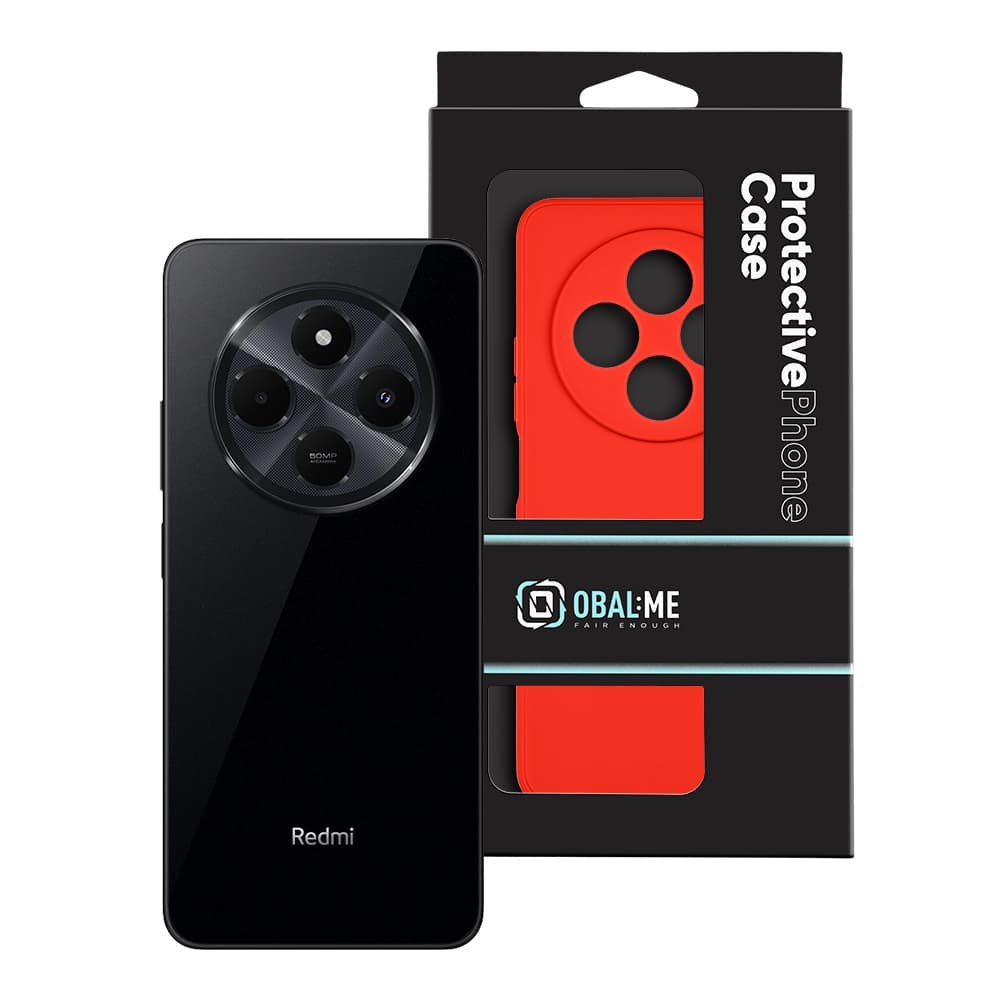 Zadní kryt OBAL:ME Matte TPU pro Xiaomi Redmi 14C 4G Red - náhled 3