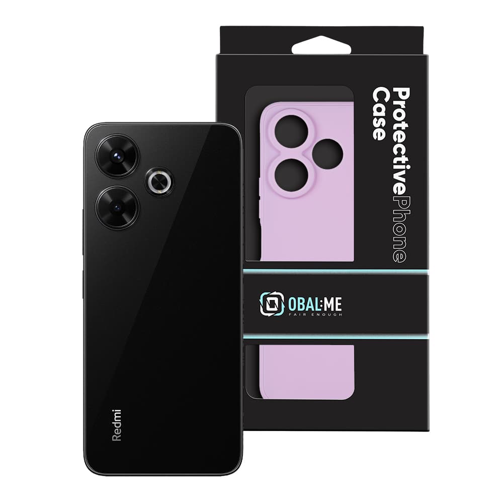Zadní kryt OBAL:ME Matte TPU pro Xiaomi Redmi 13 4G-5G Purple - náhled 3