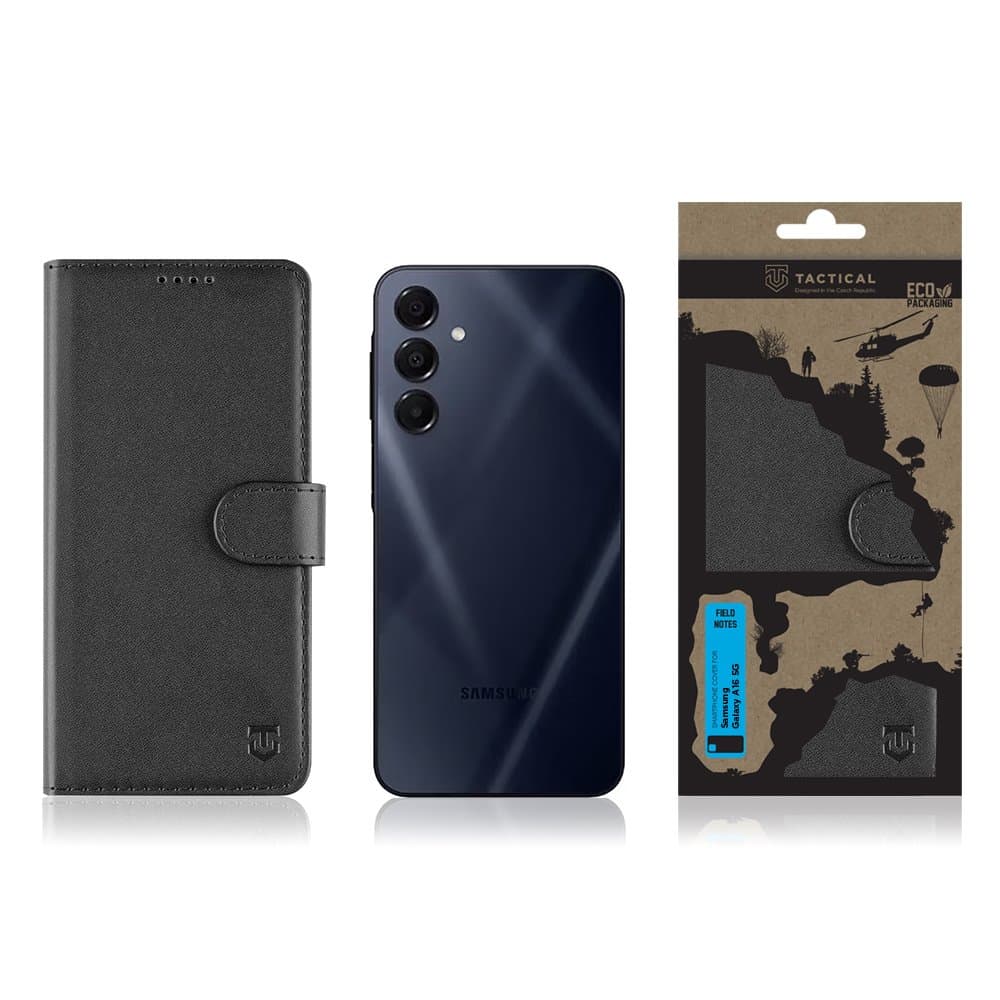 Knížkové pouzdro Tactical Field Notes pro Samsung A16 5G černé - náhled 3