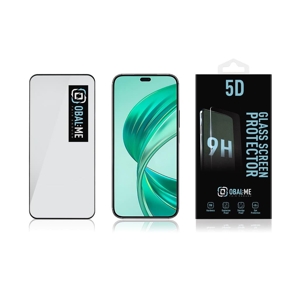 Tvrzené sklo OBAL:ME 5D pro Honor 200 Lite Black - náhled 3